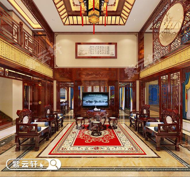 beat365官方网站中式别墅室内装修具有东方神韵的古典豪宅